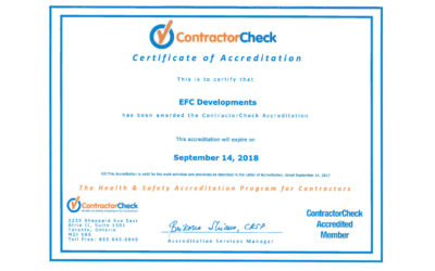 We are now ContractorCheck accredited